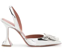 Begum Slingback-Pumps 95mm - Silber