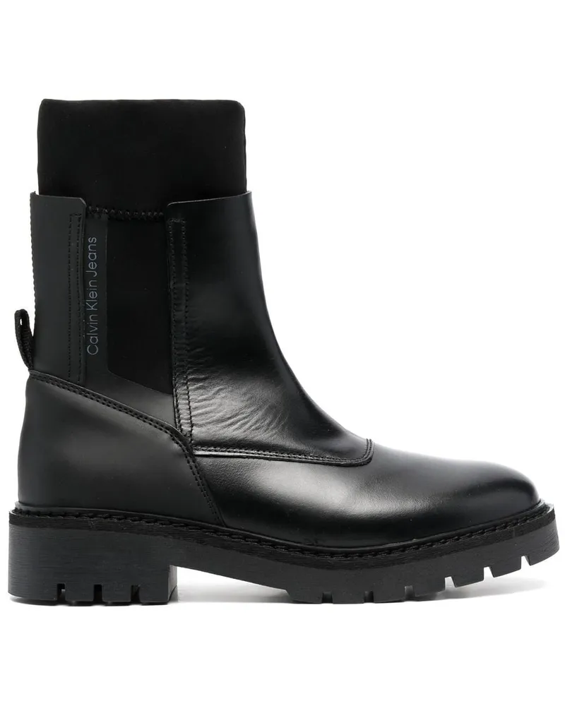 Calvin Klein Klassische Chelsea-Boots Schwarz