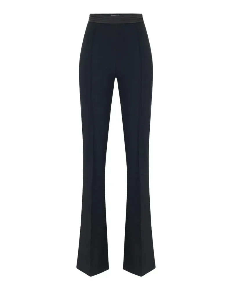 Elisabetta Franchi Hose mit Satin-Bund - Schwarz Schwarz