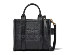 The Leather Crossbody Tote bag - Schwarz