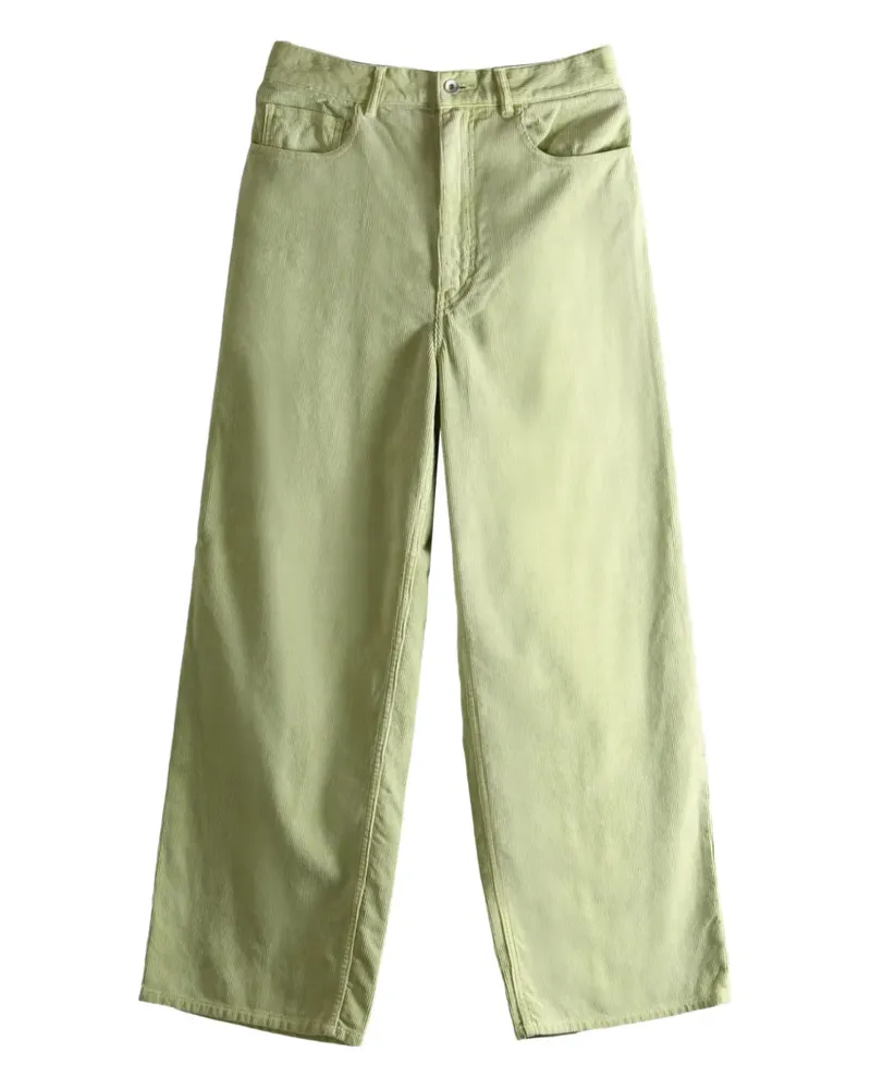 AURALEE corduroy trousers - Grün Grün