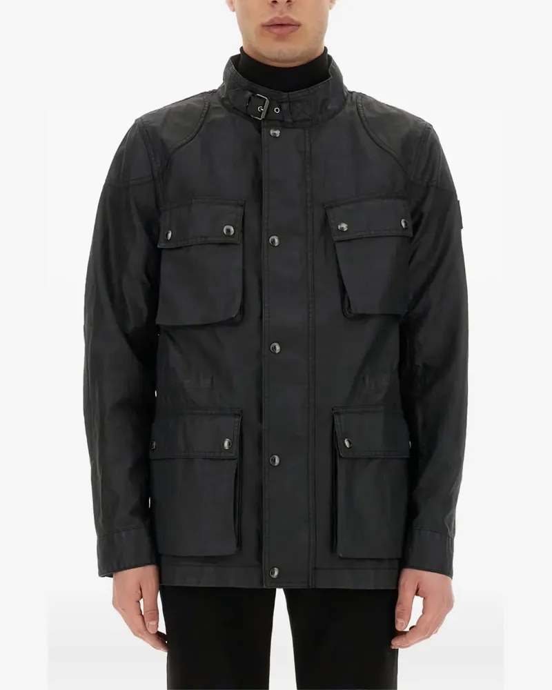 Belstaff Jacke mit vier Taschen - Schwarz Schwarz