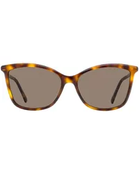 Jimmy Choo Sonnenbrille in Schildpattoptik Braun