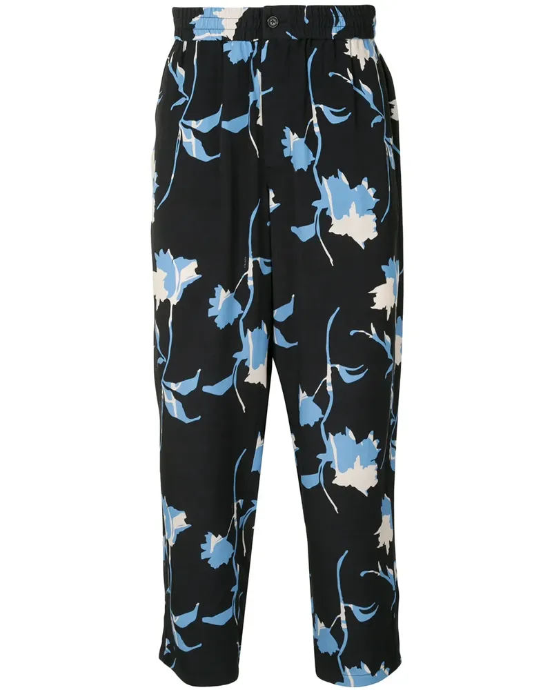 Ports V Cropped-Hose - Blau Blau