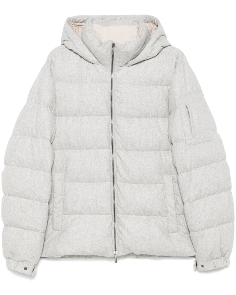 Peserico Gesteppte Daunenjacke - Grau Grau