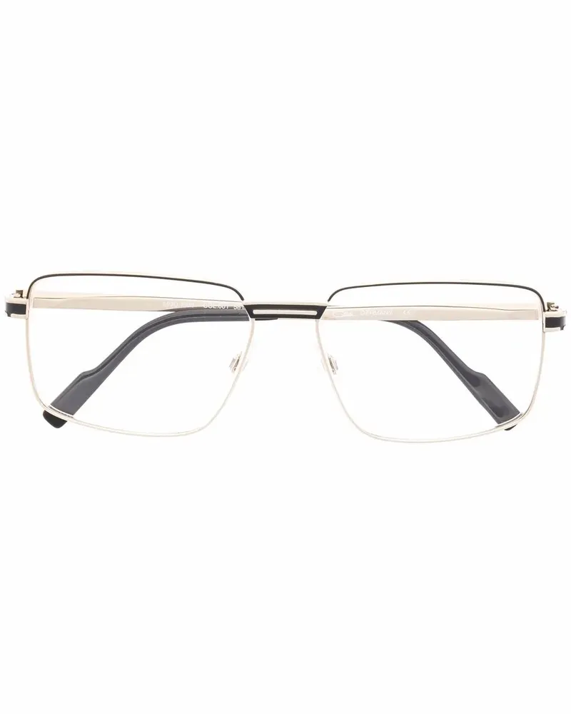 CAZAL Eckige Brille aus Titan - Gold Gold