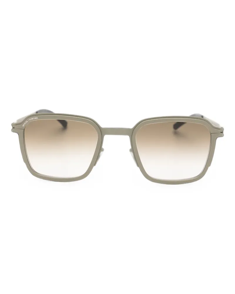 Mykita Sonnenbrille mit eckigem Gestell - Grün Grün