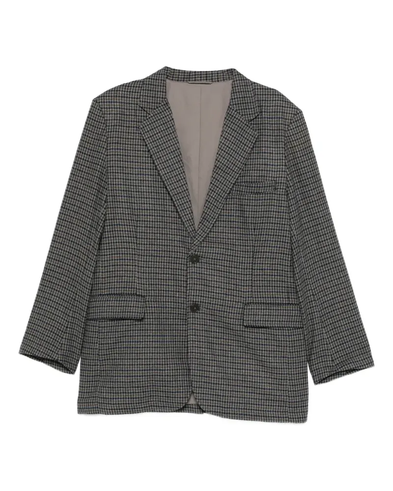 Universal Works Boston houndstooth blazer - Grau Grau