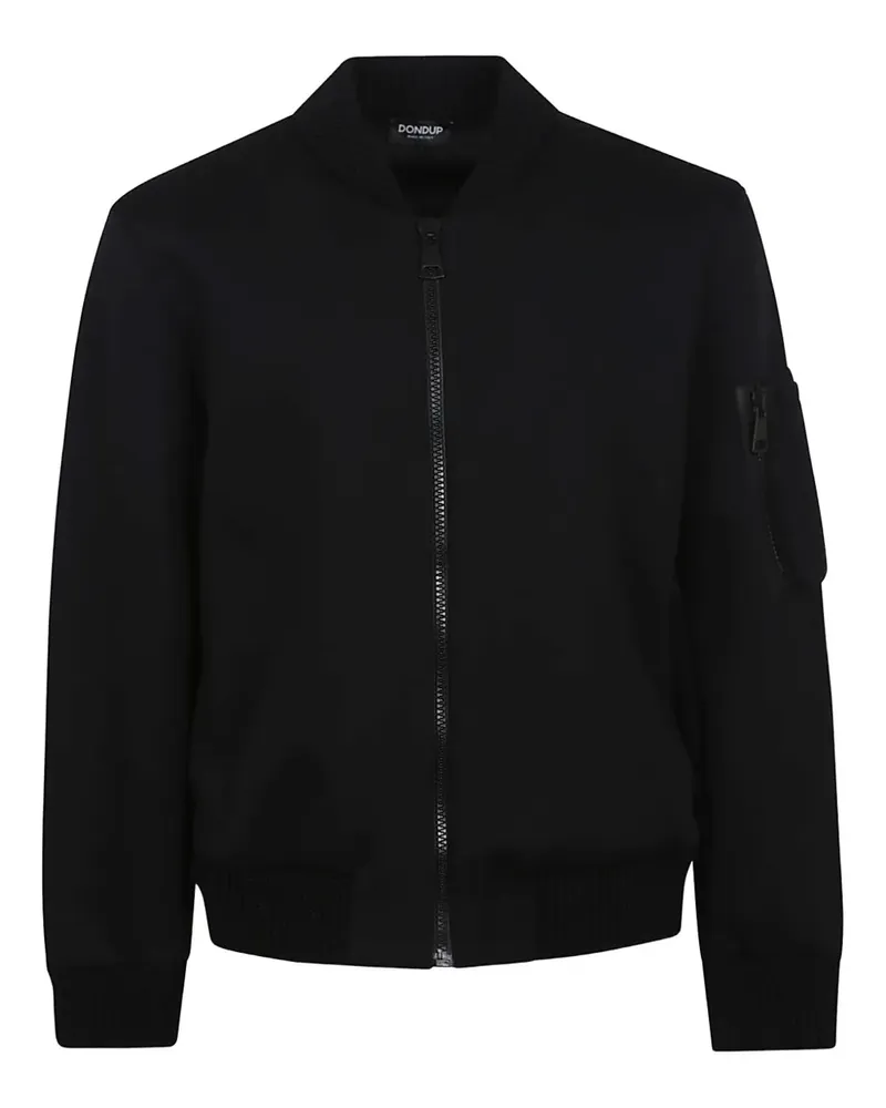 Dondup Bomberjacke mit Reißverschluss - Schwarz Schwarz