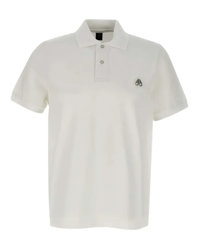 Moose Knuckles logo-detail polo shirt - Weiß Weiß
