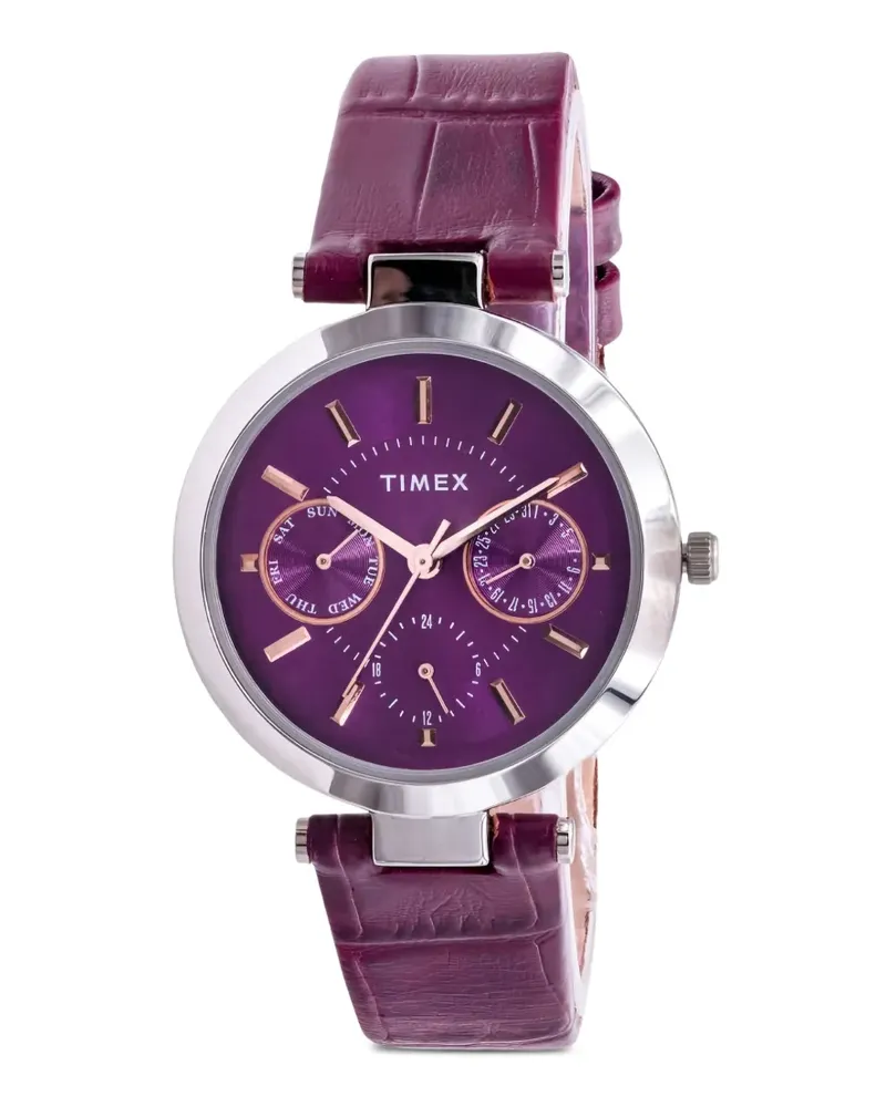 Timex Multifunction ArmbandArmbanduhr 30mm - Violett Violett