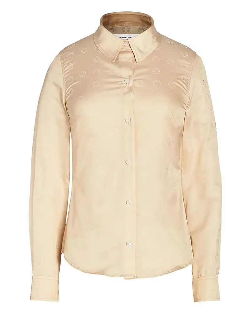 Marine Serre monogram shirt - Nude Nude