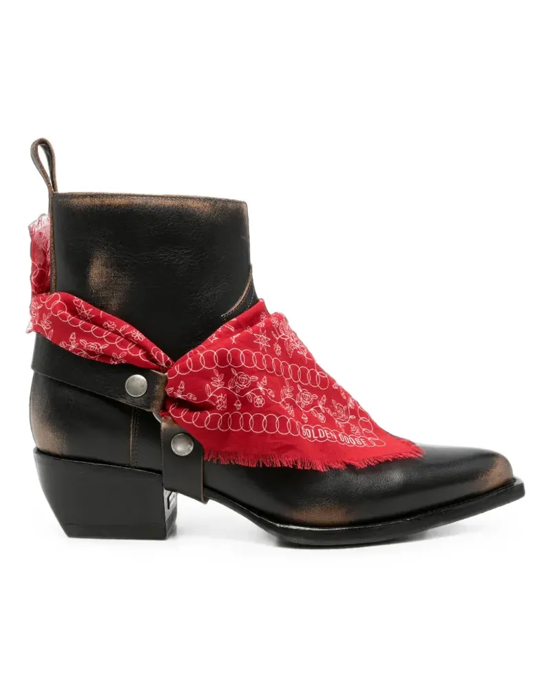 Golden Goose Debby Stiefel mit spitzer Kappe - Schwarz Schwarz
