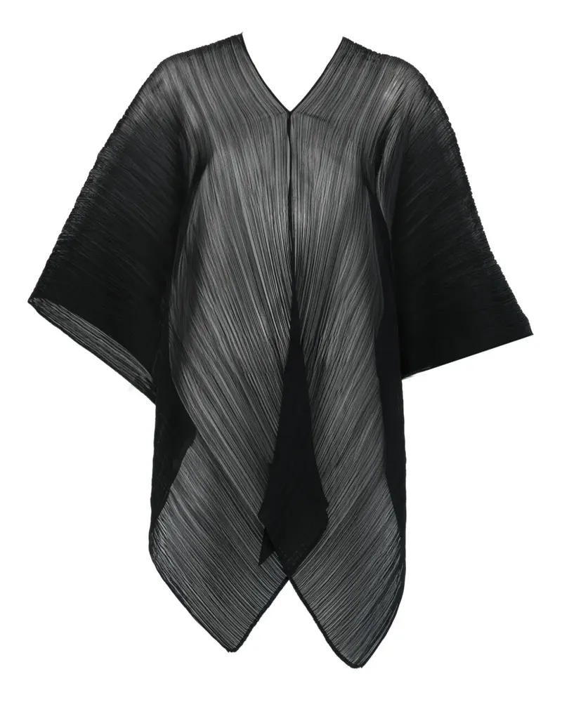 Issey Miyake pleated scarf - Schwarz Schwarz