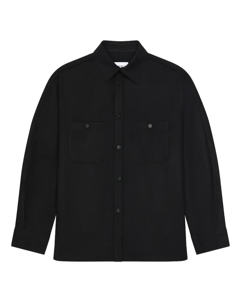 Givenchy Couture Seam Hemd aus Flanell - Schwarz Schwarz
