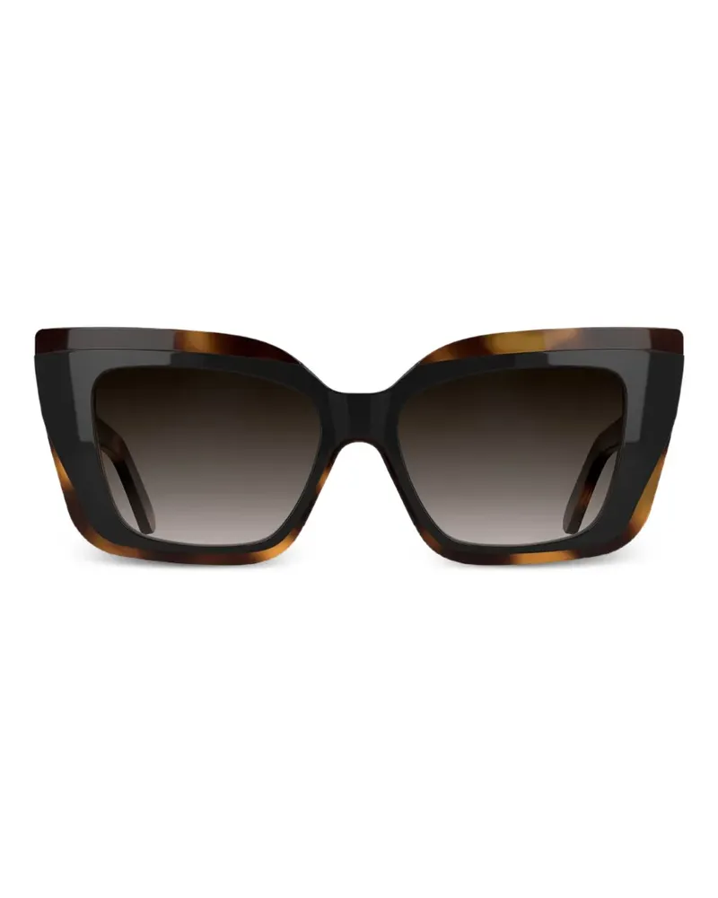 Karl Lagerfeld Sonnenbrille in Schildpattoptik - Schwarz Schwarz