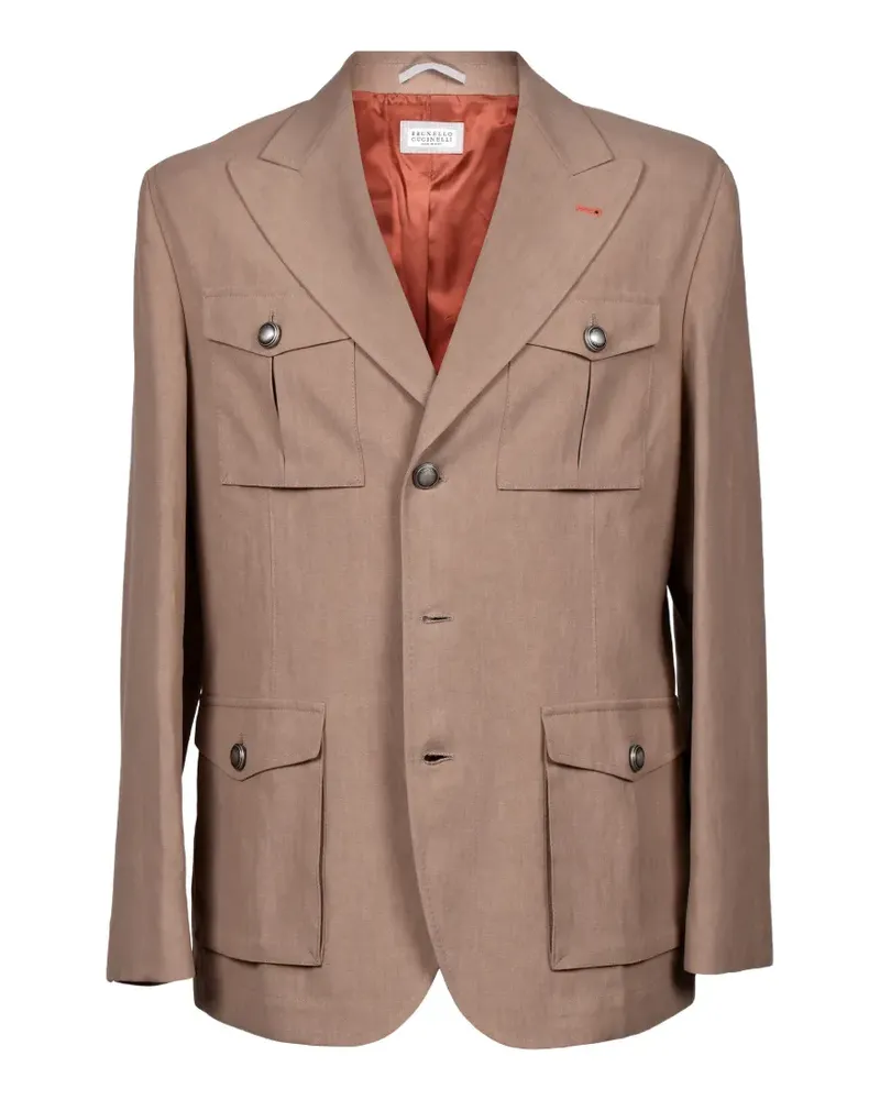 Brunello Cucinelli pocket jacket - Nude Nude