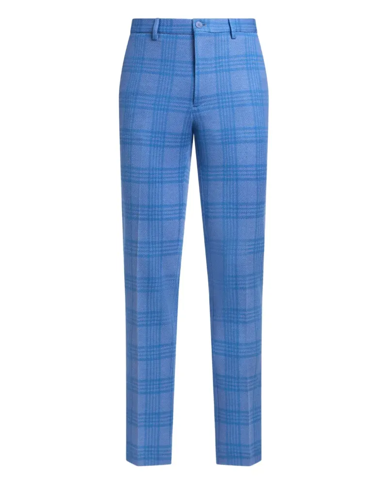 Etro Karierte Hose - Blau Blau
