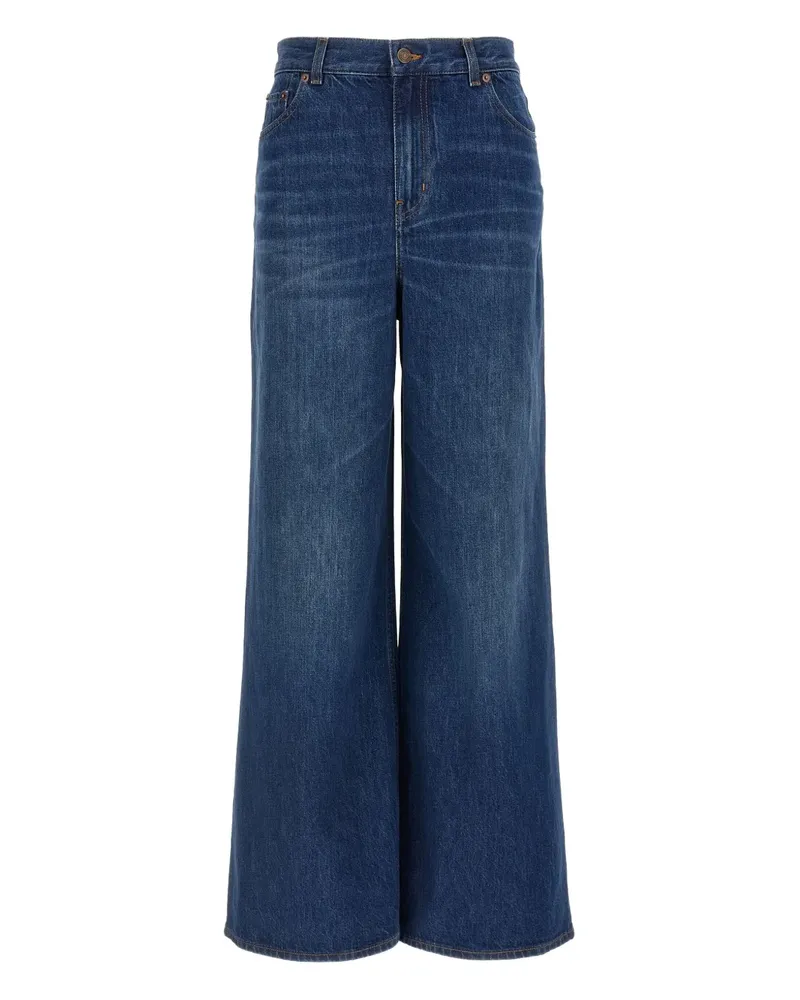 Chloé Jeans mit hohem Bund - Blau Blau