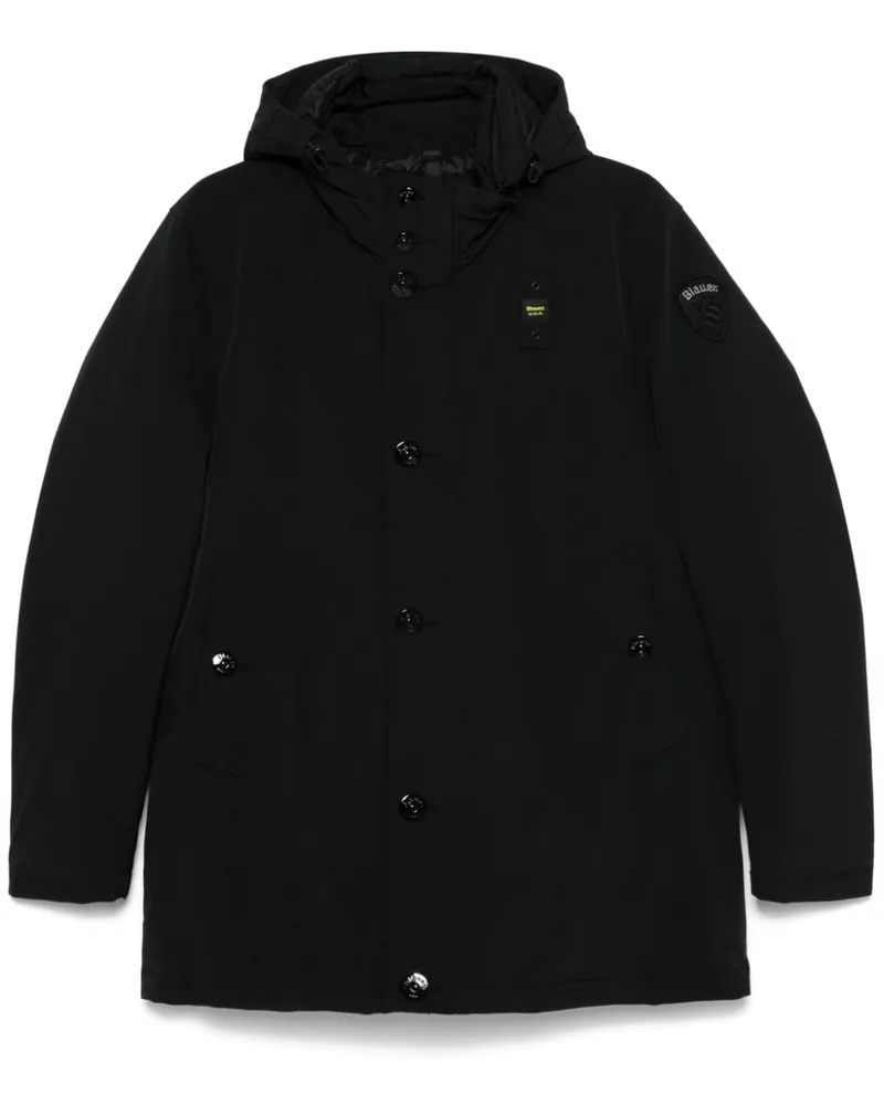 Blauer Chester Parka Schwarz