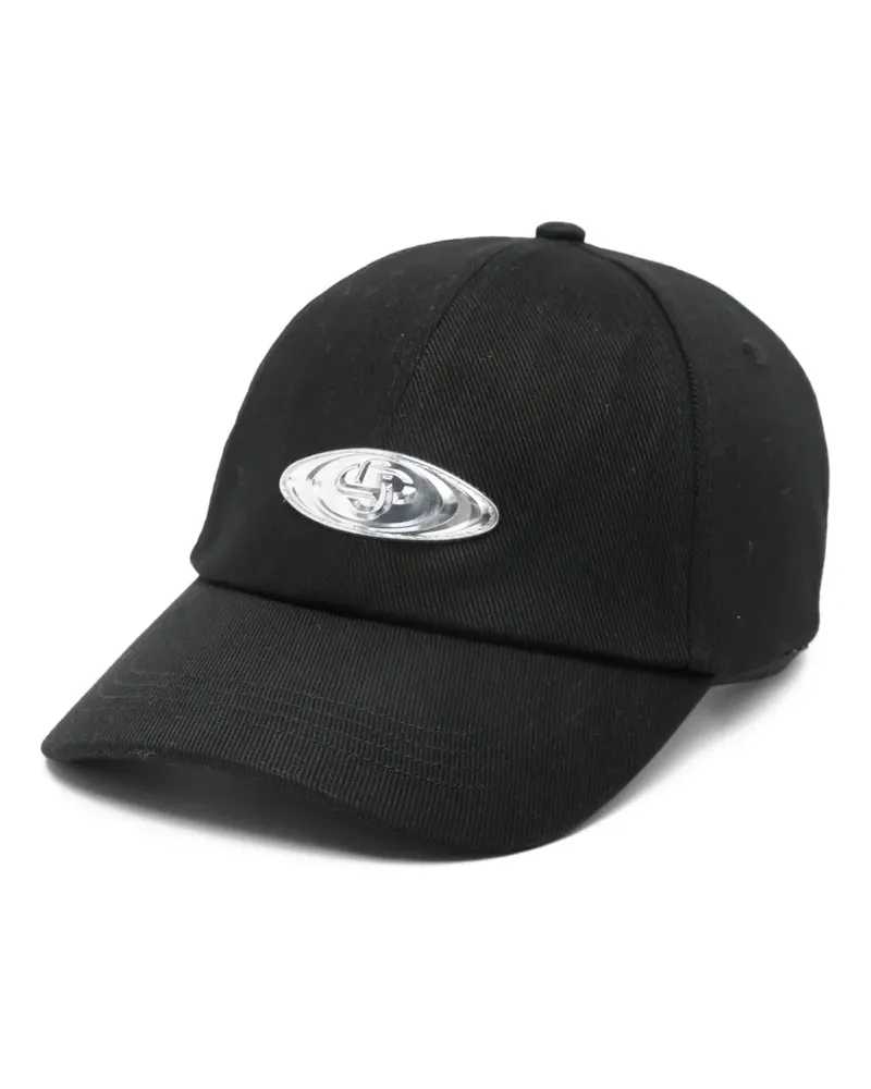 Casablanca Paris warped-logo baseball cap - Schwarz Schwarz