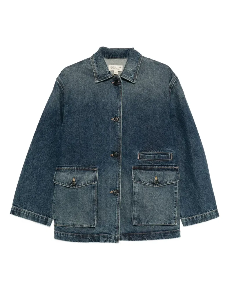 Nili Lotan flap-pocket jacket - Blau Blau