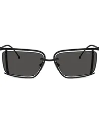 Diesel 0DL1002 Sonnenbrille mit eckigem Gestell Schwarz