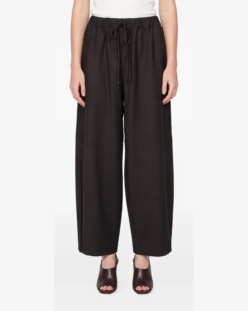 Antonelli Firenze San Lorenzo drawstring wide-leg trousers - Braun Braun