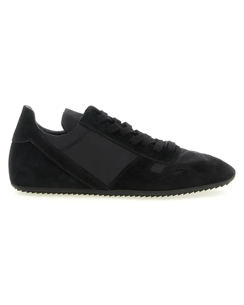 Rick Owens Sneakers mit Einsätzen - Schwarz Schwarz