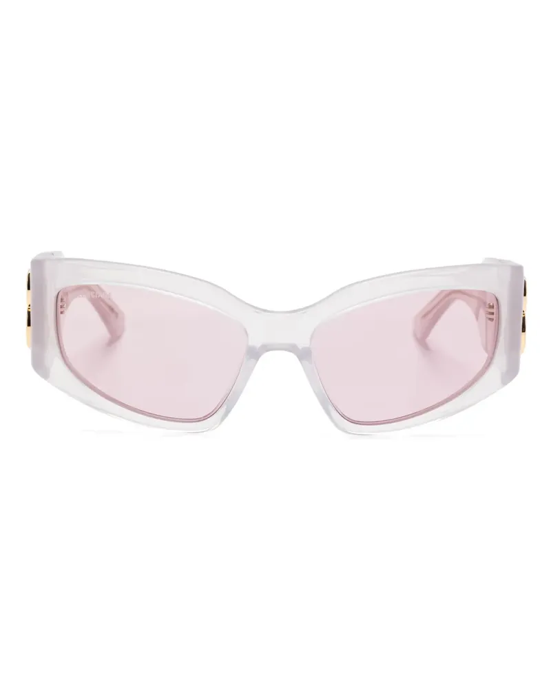 Balenciaga Bossy Sonnenbrille - Weiß Weiß