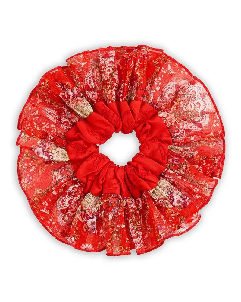 Camilla Olé Olé frill edge scrunchie - Rot Rot