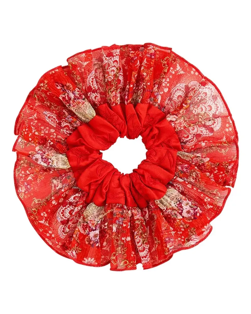 Camilla Olé Olé frill edge scrunchie - Rot Rot