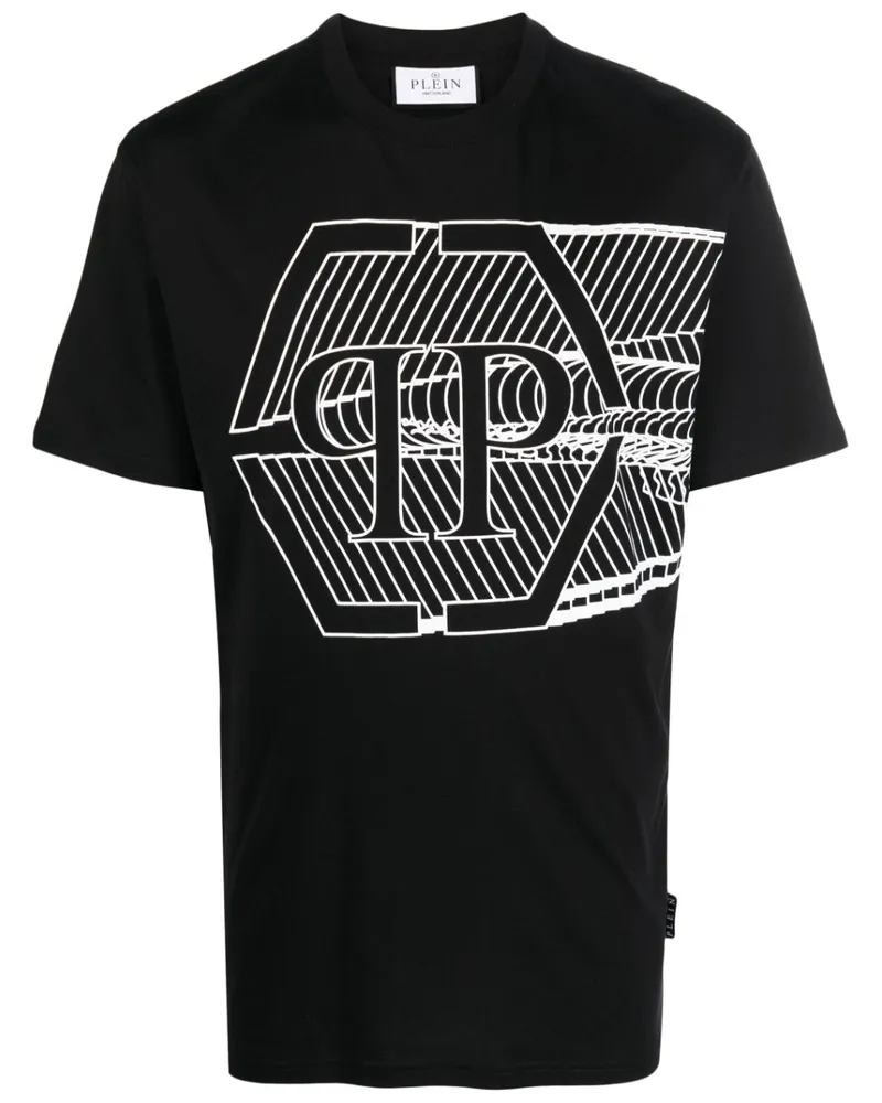 Philipp Plein Skull&Bones T-Shirt - Schwarz Schwarz