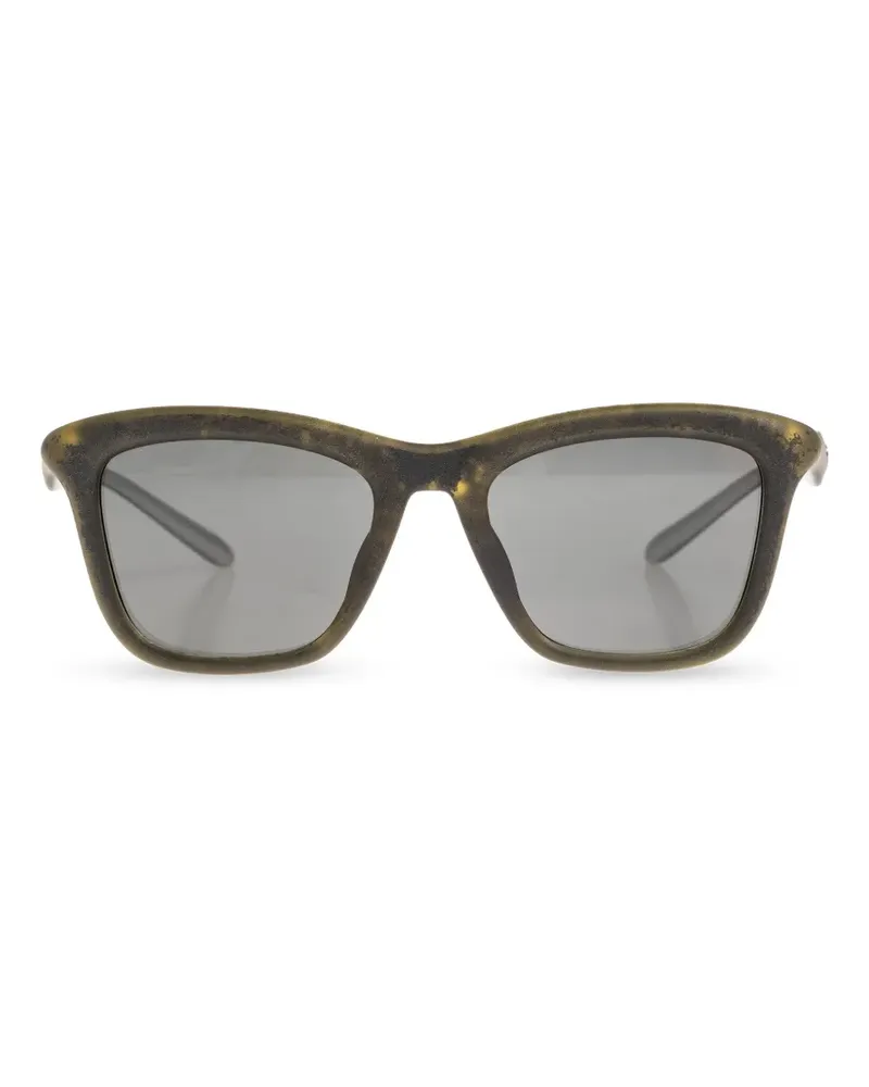 Diesel rectangle frame sunglasses - Grün Grün