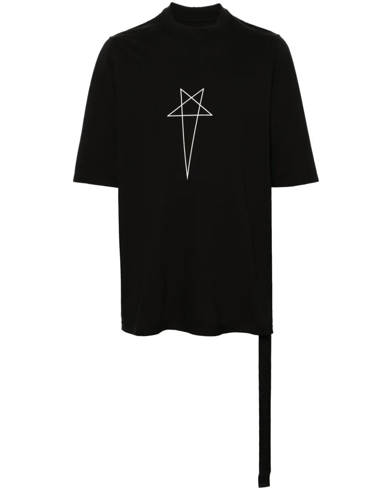 DRKSHDW by Rick Owens Jumbo T-Shirt aus Bio-Baumwolle Schwarz