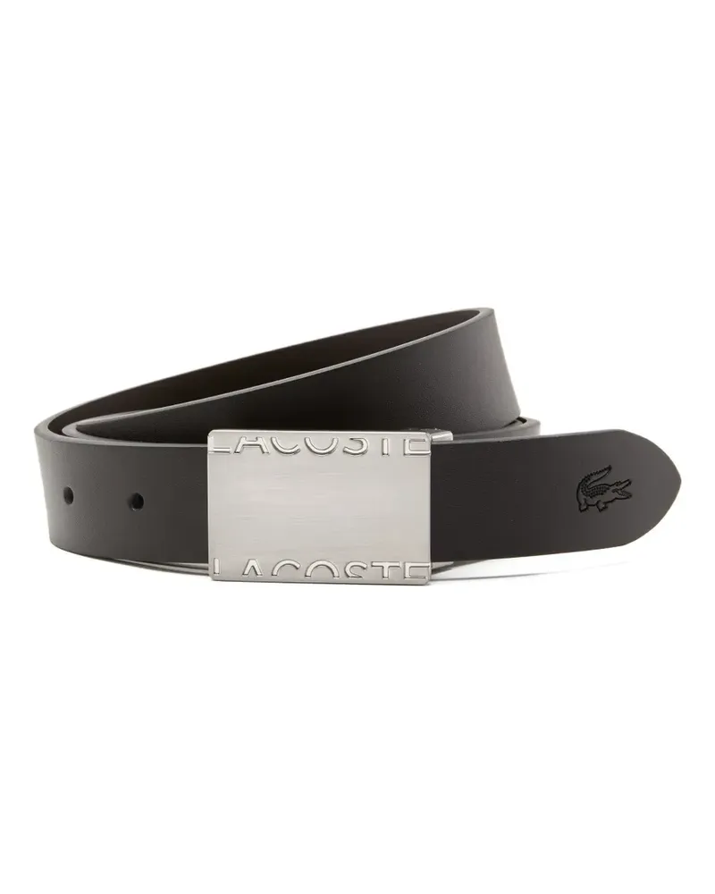 Lacoste Gürtel mit Logo-Schnalle - Schwarz Schwarz