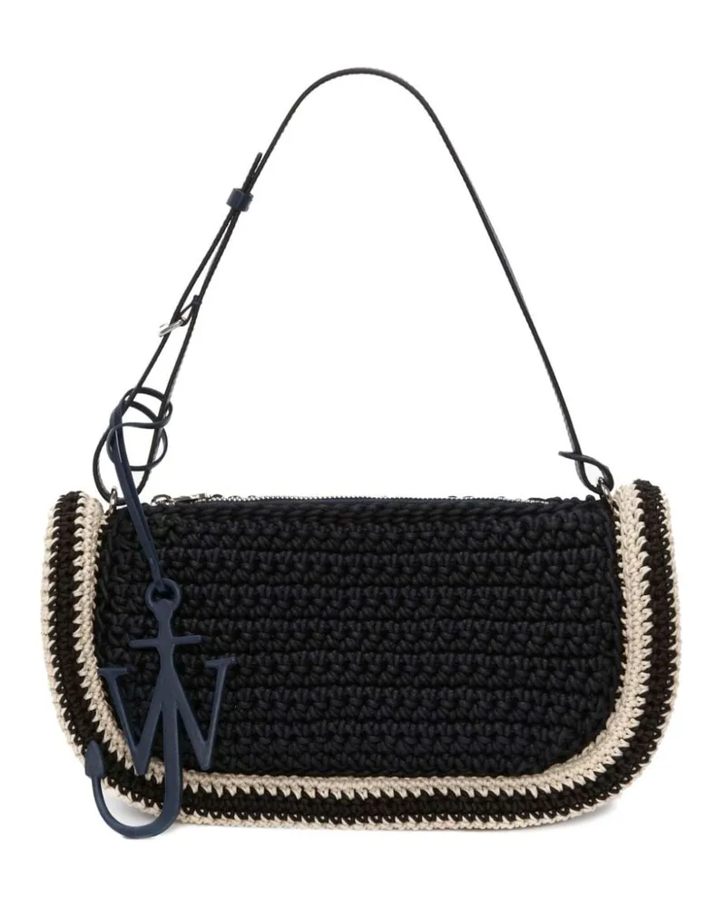 J.W.Anderson Gehäkelte Bumper 15 Schultertasche - Blau Blau