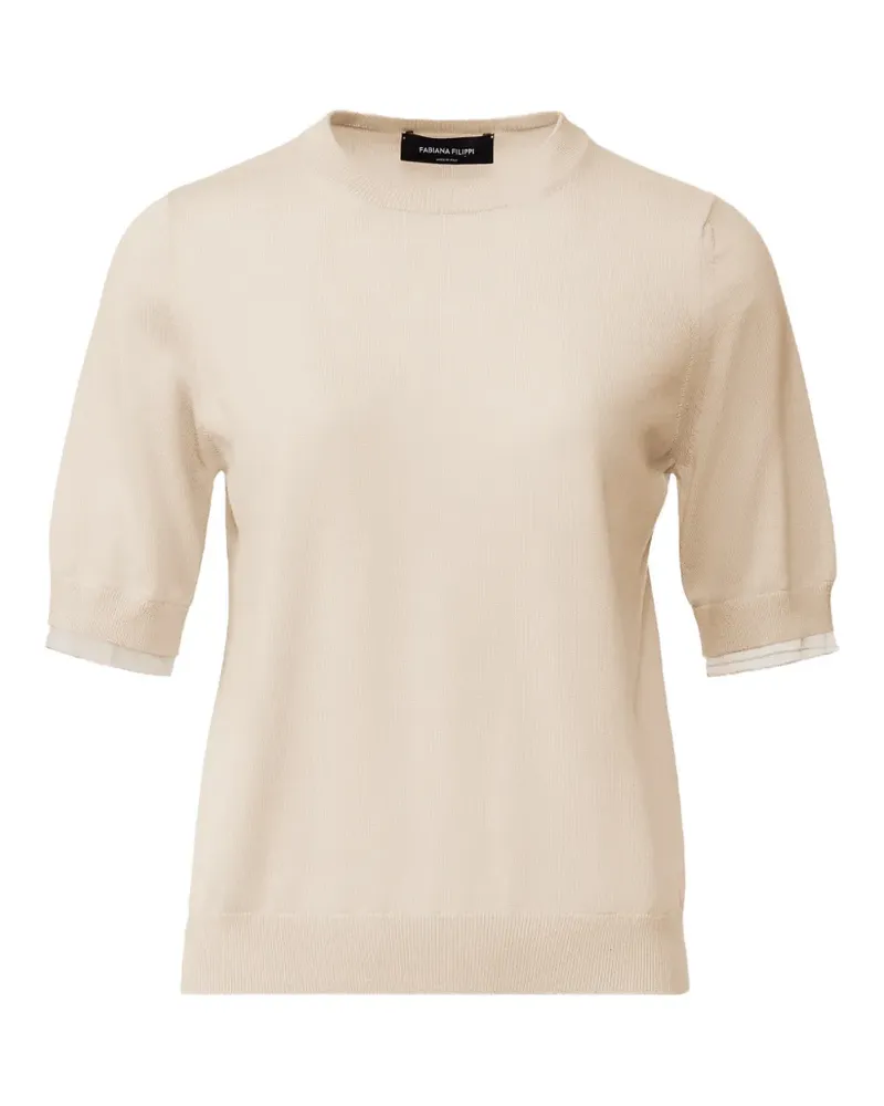 Fabiana Filippi short-sleeves T-shirt - Nude Nude