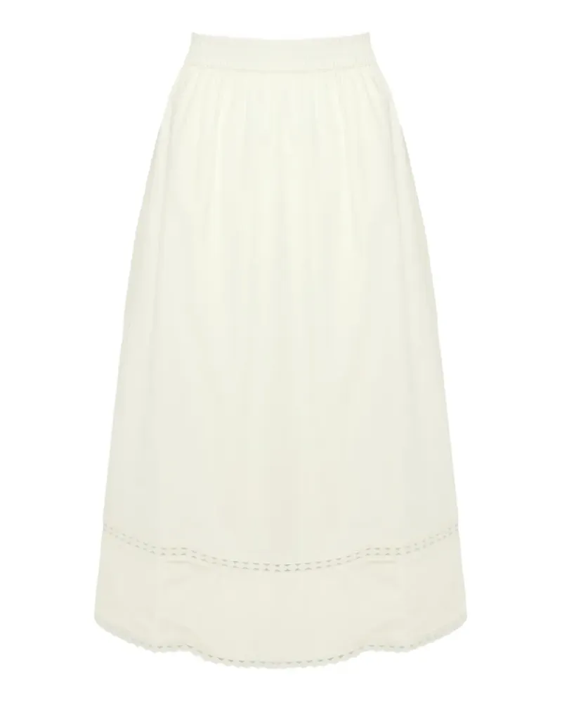 Yves Salomon Midirock aus Popeline - Nude Nude