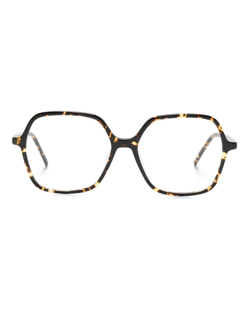GIGI STUDIOS Eckige Candela Brille - Braun Braun