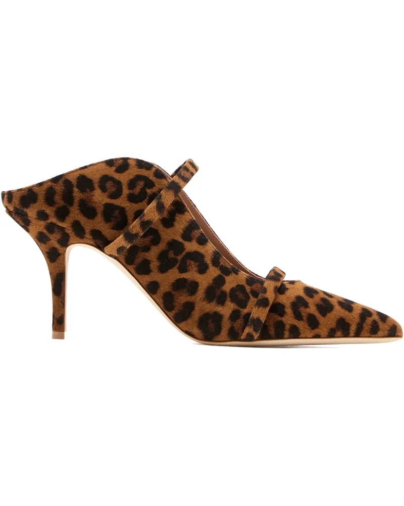 Malone Souliers leopard strap mules - Braun Braun