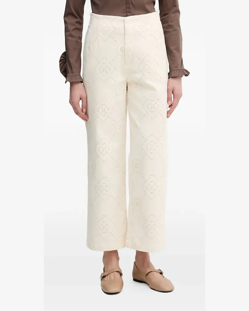 DKNY high-waisted trousers - Nude Nude