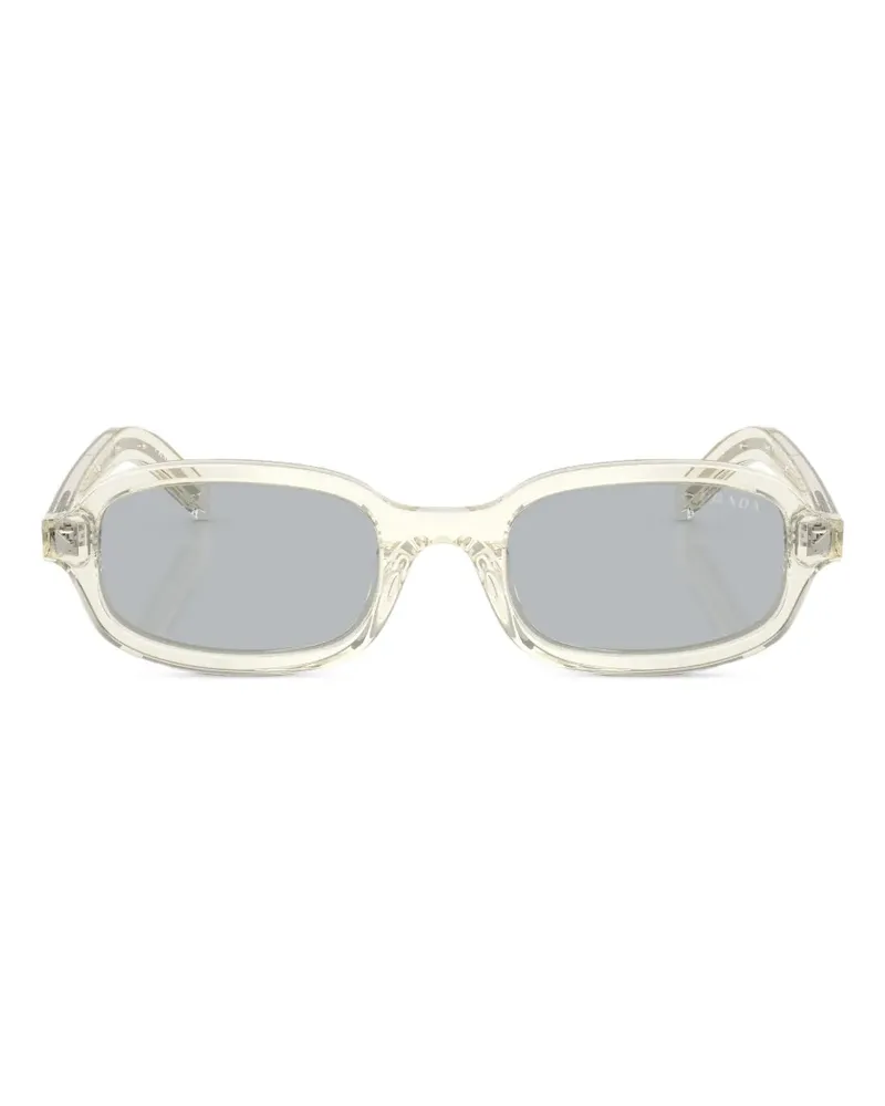 Prada oval-frame sunglasses - Nude Nude