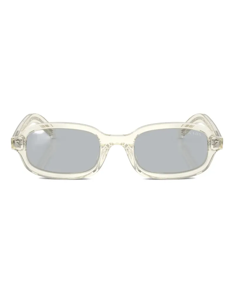 Prada oval-frame sunglasses - Nude Nude