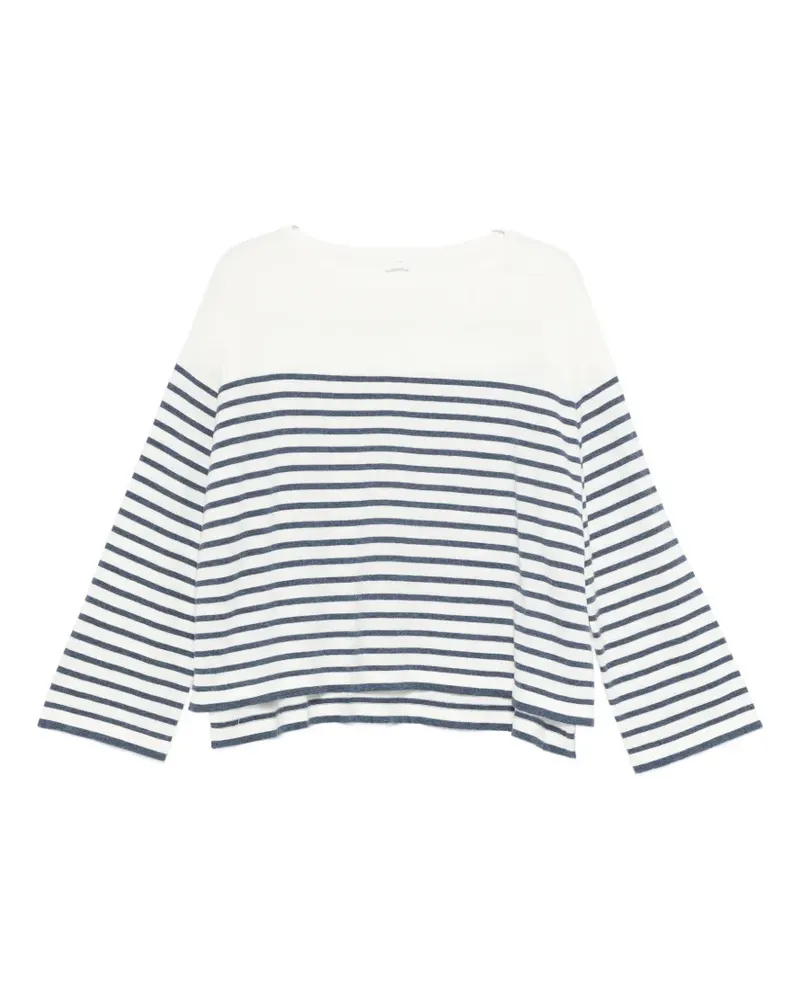 C.T.plage striped sweater - Weiß Weiß