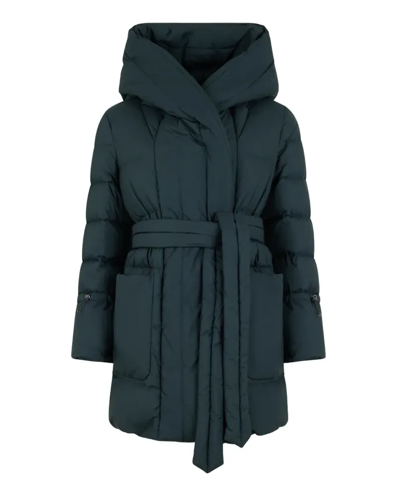 MOORER Osiride hooded belted padded coat - Grün Grün