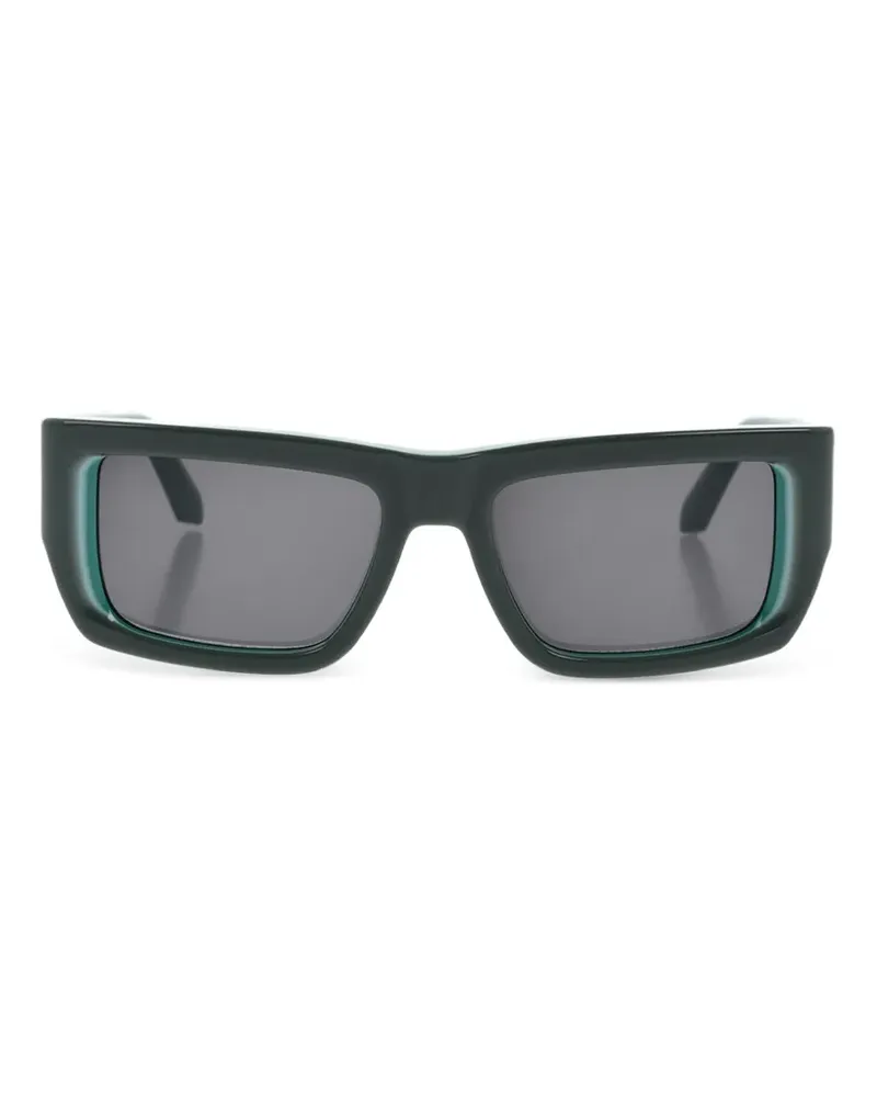 OFF-WHITE Sonnenbrille mit eckigem Gestell - Schwarz Schwarz