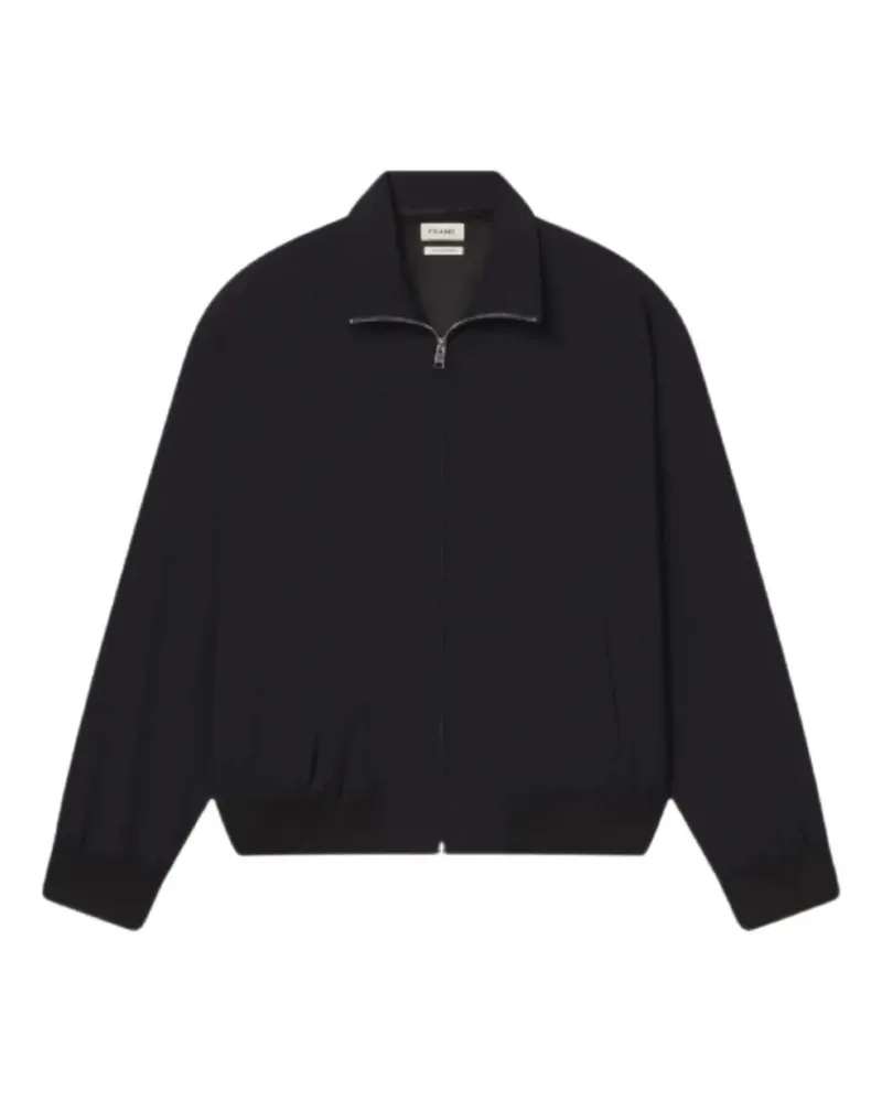 Frame Denim zip-up wool jacket - Blau Blau