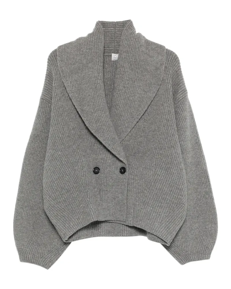 ROTATE Birger Christensen Geknöpfter Cardigan - Grau Grau