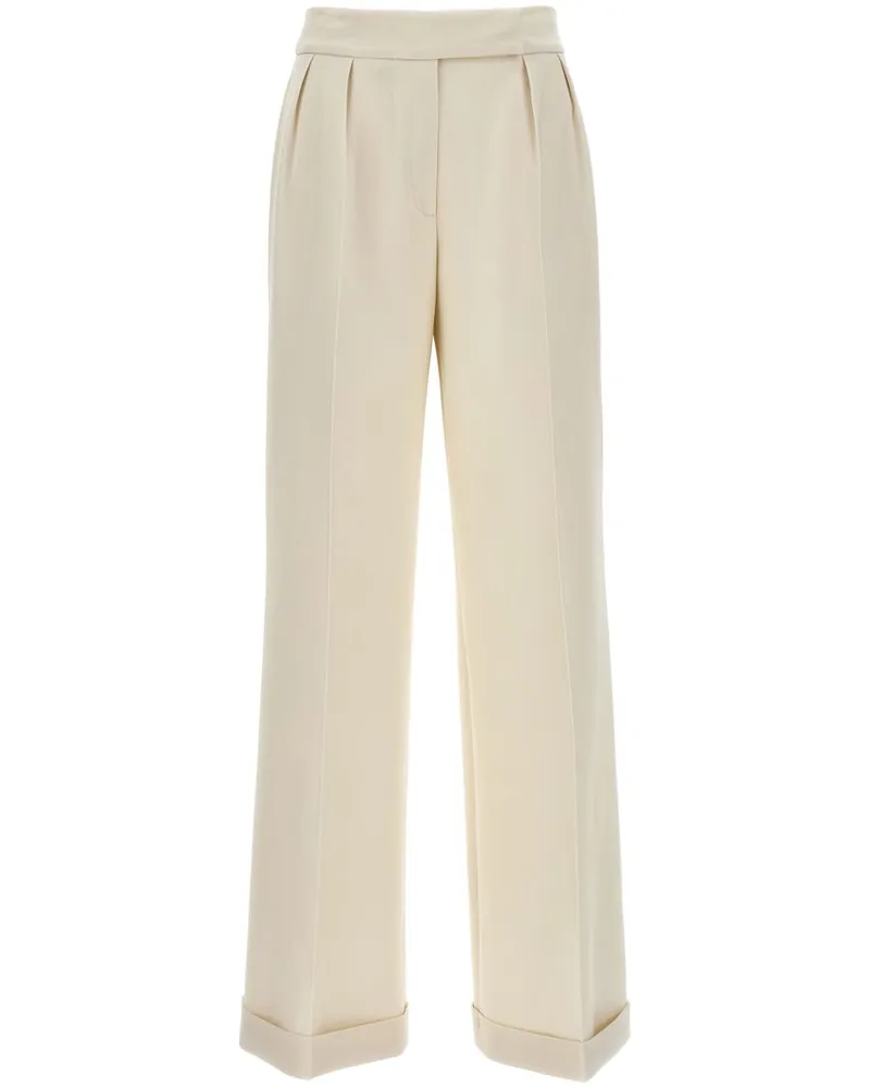 Kiton Klassische Palazzohose - Nude Nude